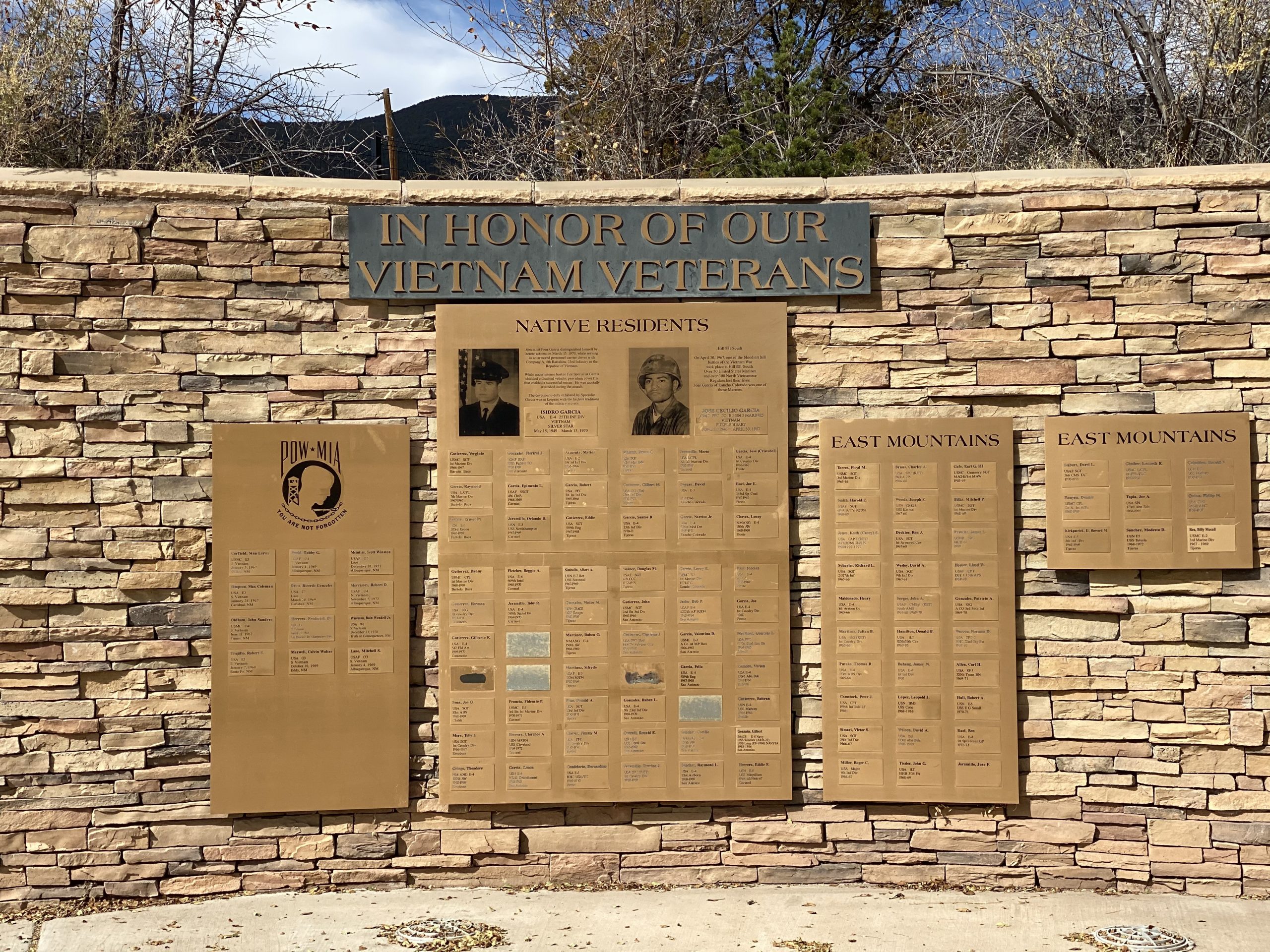 Veteran's Wall