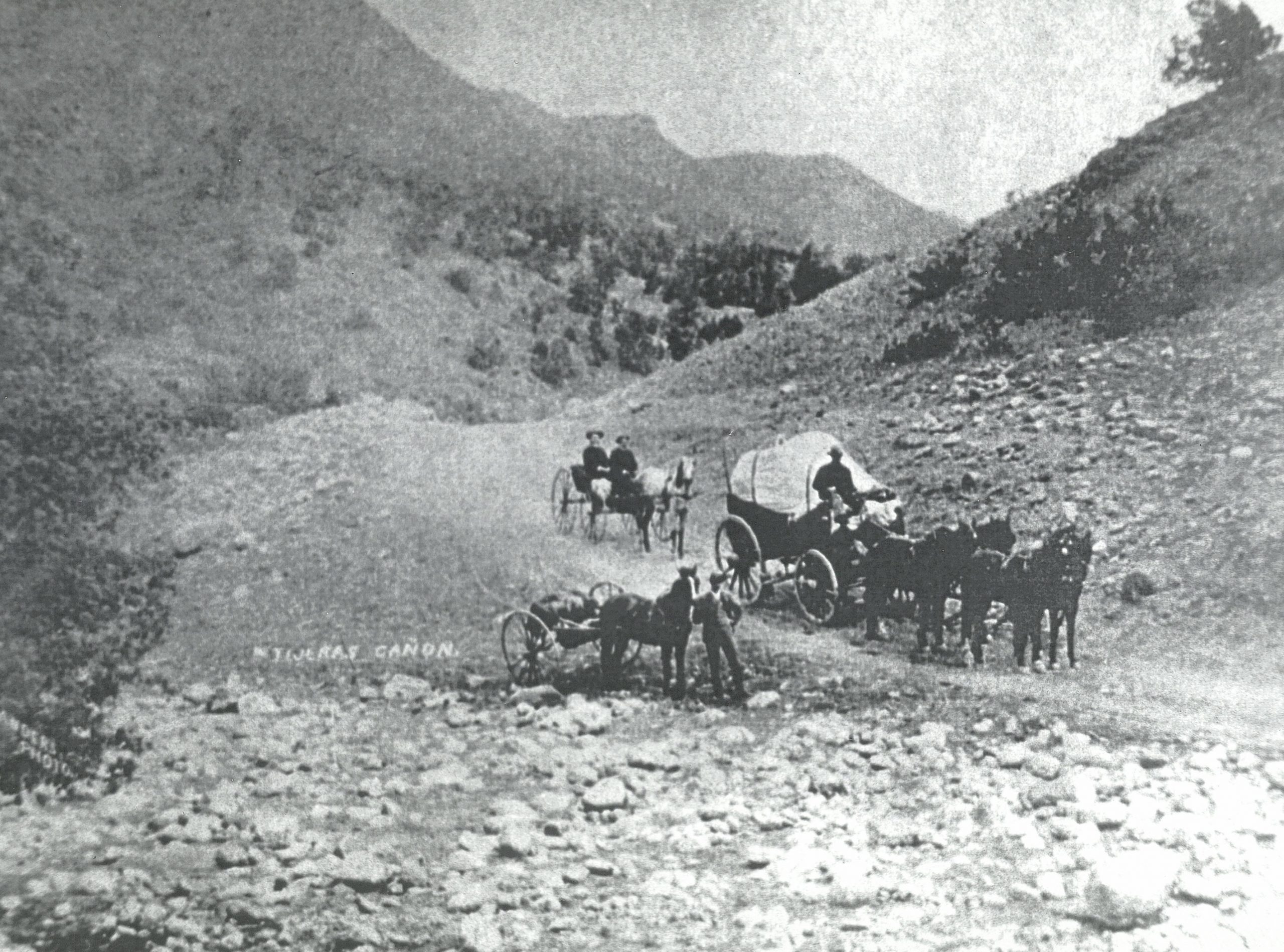 Wagon Road Through Tijeras Canyon 1890's East Mountain Historical Society