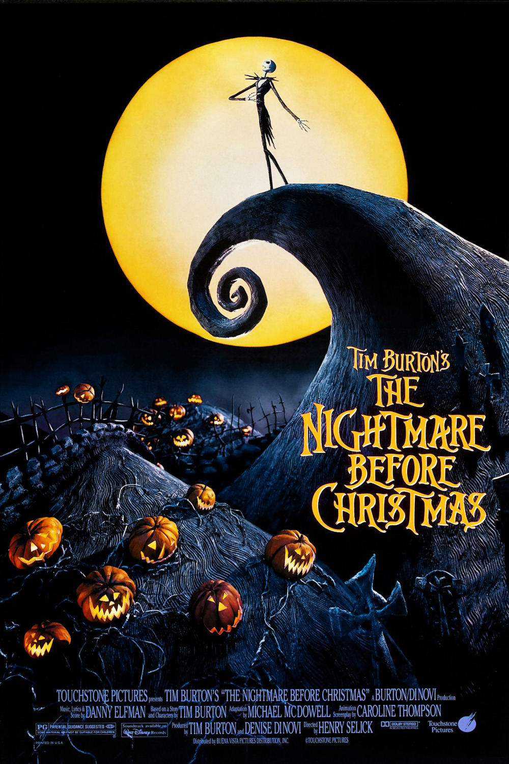 Nightmare Before Christmas Movie Poster
